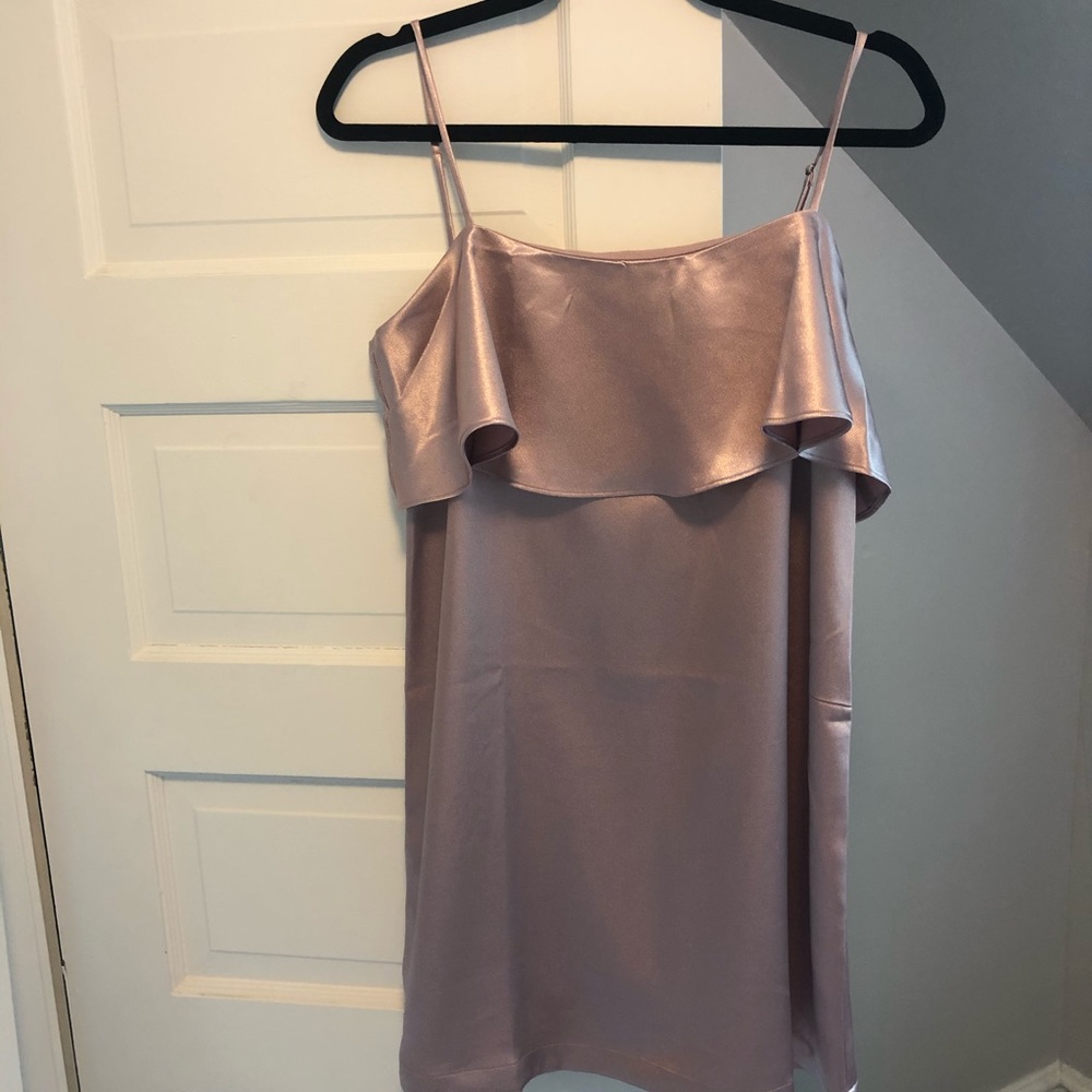 NWT Urban Outfitters Pink Satin Dress
